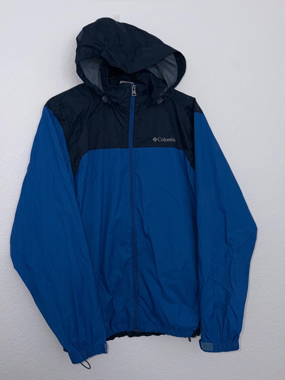 Mens Columbia Rain Jacket Wind Breaker